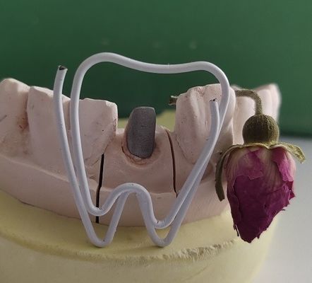 مركز الأسنان المعدنية والأساسية بعد المعالجة اللبية